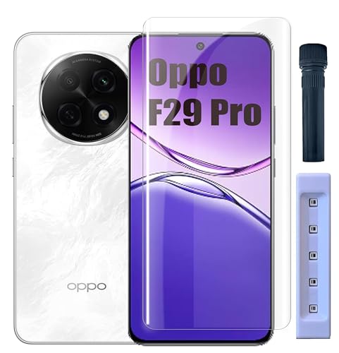 Image of Tempered Glass Screen Protector Compatible for OPPO F29 Pro 5G | Front And Back Screen Guard With camera lens protector