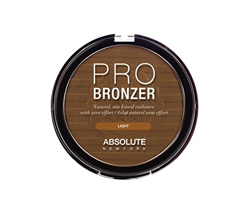 Absolute New York, Light, Pro Bronzer, Compact with Micro-Fine Shimmer