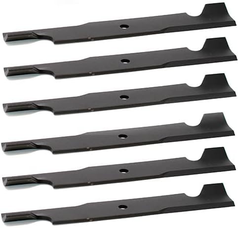 Toro Paquete de 6 cuchillas originales OEM de 140-1243 para cortadoras de césped comerciales Z-Master y Grandstand de 48 pulgadas, 71504 72504