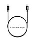 Nekteck USB Type C (USB-C) to USB Type-C Data & Charging Cable Reversible Design for MacBook 12 Inch,Galaxy S8 S9/ S8 Plus S9 Plus, LG G5/G6, Pixel2/ Pixel XL2, 5X 6P and More, Black - 2m/6.6ft