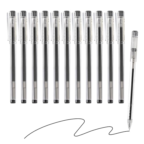 Bolígrafos Gel M&G 0.5mm Negro Pack 24