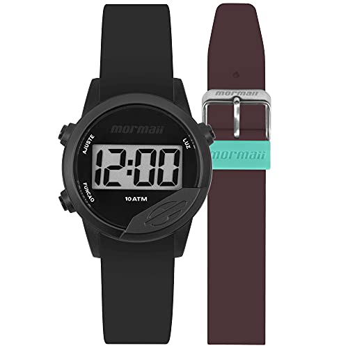 Relógio Mormaii Unissex Mude Preto - MO4100AF/T8N