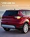 Nilight Taillight Assembly Compatible with 2017 2018 2019 Ford Escape Kuga Outer Rear Lamp Replacement OE Style LED and halogen bulbs Passenger Side