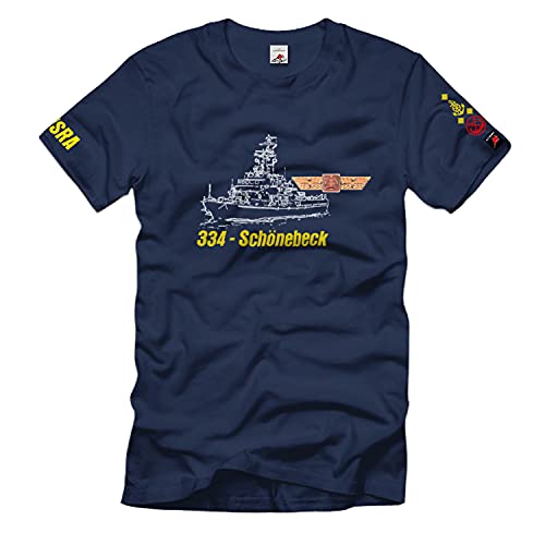 T-shirt NVA Bleu MSR 334 aux finitions Stabsobermeister #37242