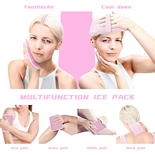 Image of Gel Ice Pack for Injuries Ice Bag with Strap-1 Pack Reusable Hot Cold Pack