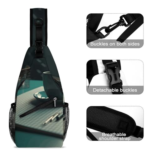 Bolso bandolera deportivo casual para viaje 38x20 cm miniatura 3
