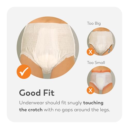 Best Pee Proof Underwear for Men with Heavy Incontinence in 2026 2 Tranquility Premium OverNight Disposable Absorbent Underwear (72 Count) - M, 34-48 in. Waist - Maximum Absorbency, All-Night Sleep, Breathable Comfort, 72 Adult Diapers