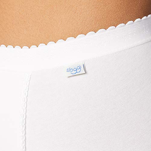 Sloggi Women's Control Maxi Brief, White, Size 18