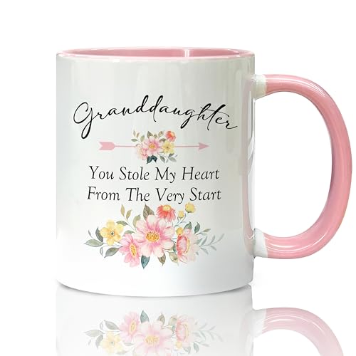 Taza de cerámica de 11 oz con mango en C miniatura 1