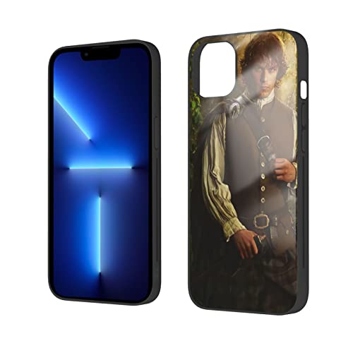 Genaolax Sam Heughan Phone Case Compatible With Iphone14/14 Plus Case, Soft Tpu Fashion Cool Shockproof Glass Case White #TOP1