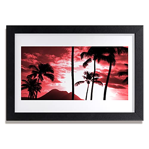 Affiche encadrée 30x20 cm en MDF résistant avec image murale haute définition