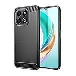 CHXINGCHEN Case for Honor X6b, Premium Soft TPU Shockproof Anti-slip Anti-Scratch Phone Case Cover - Black