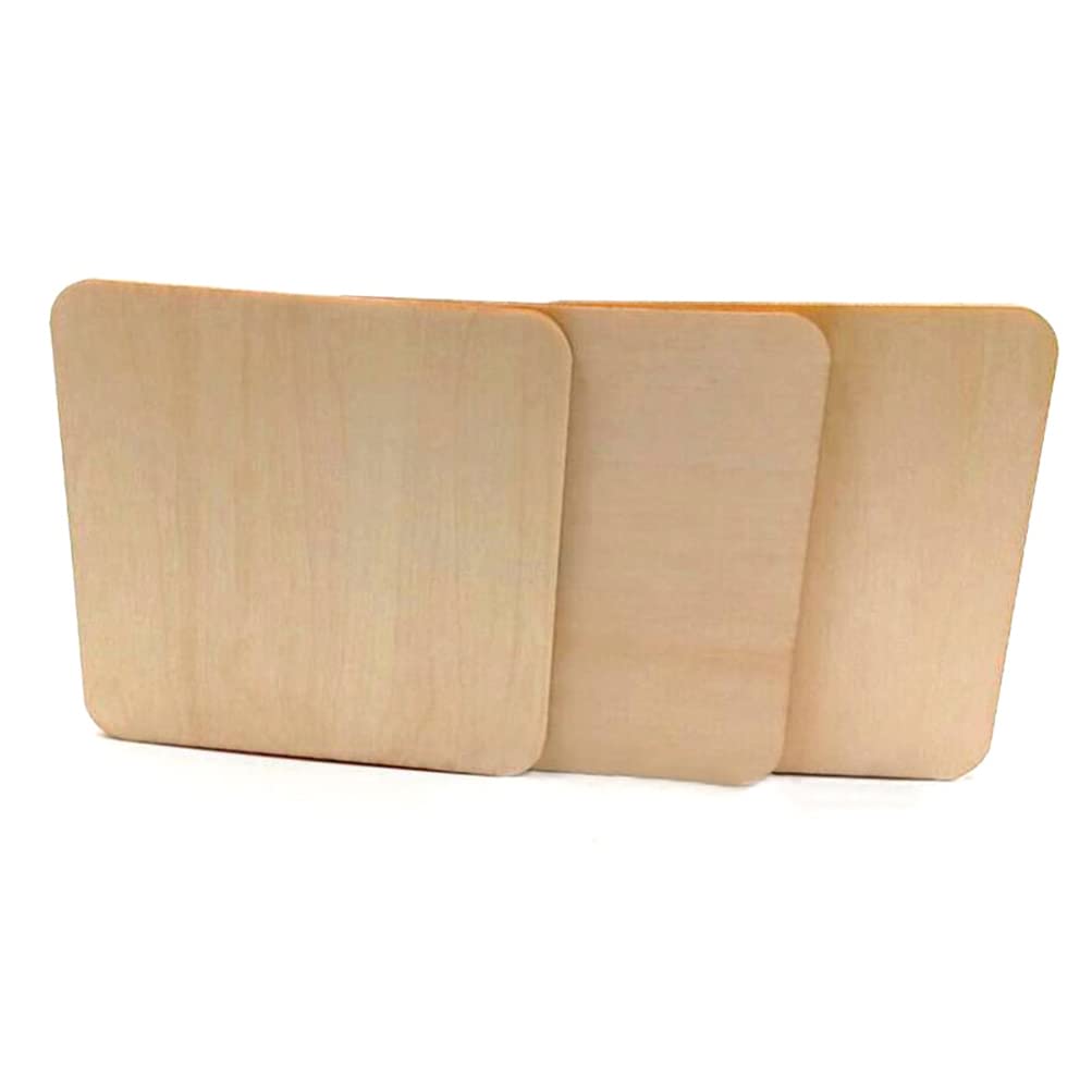 MUKCHAP Lot De 10 Tranches De Bois Naturel De 16 à 18 Cm - Cercles En