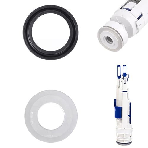 2 Guarnizioni per GEBERIT Cassette di Scarico, Set di Guarnizioni per Lavabo e Sifone, Ricambi per Cassette di Scarico Compatibili con Geberit Cassette di Scarico per n. 890.615, 818.109