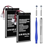 WAVYPO 4000mAh PS4 Controller Battery, Replacement for PS4/PS4 Pro/PS4 Slim PlayStation 4 Dualshock 4 Controller CUH-ZCT1H CUH-ZCT1E CUH-ZCT1U CUH-ZCT2U (2 Pack)