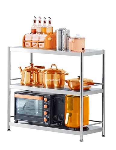 Susunnus 3-Tier Stainless Steel Storage Shelves