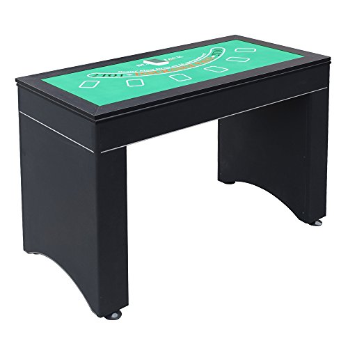 Hathaway Unisex Adult Classic Monte Carlo 4 In 1 Casino Game Table, Black, Craps And Bar Table Includes Accessories Us #TOP7