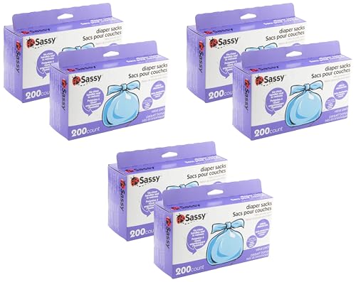 Image of Sassy Disposable Diaper Sacks, 400 Count (Pack of 6)