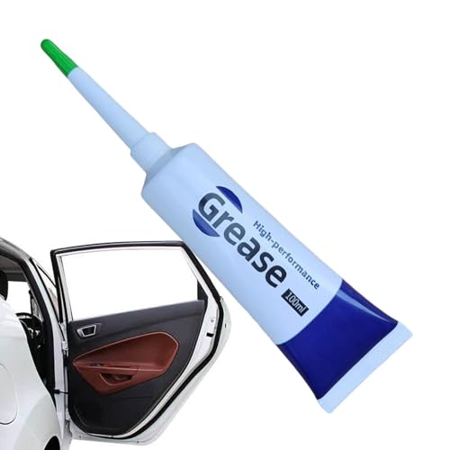 Lithium Grease - Super White Multi Purpose Lithium Grease, Heavy Duty Bearing Grease | 100ml High Performance Garage Door Lube Lithium Grease Tube, Automotive Greases & Lubricants for Garage Doors