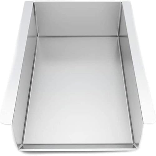 Mariner Watersports Parrilla 100% acero inoxidable universal para horno de pizza para barbacoa reversible y sostiene líquidos, parrilla plana