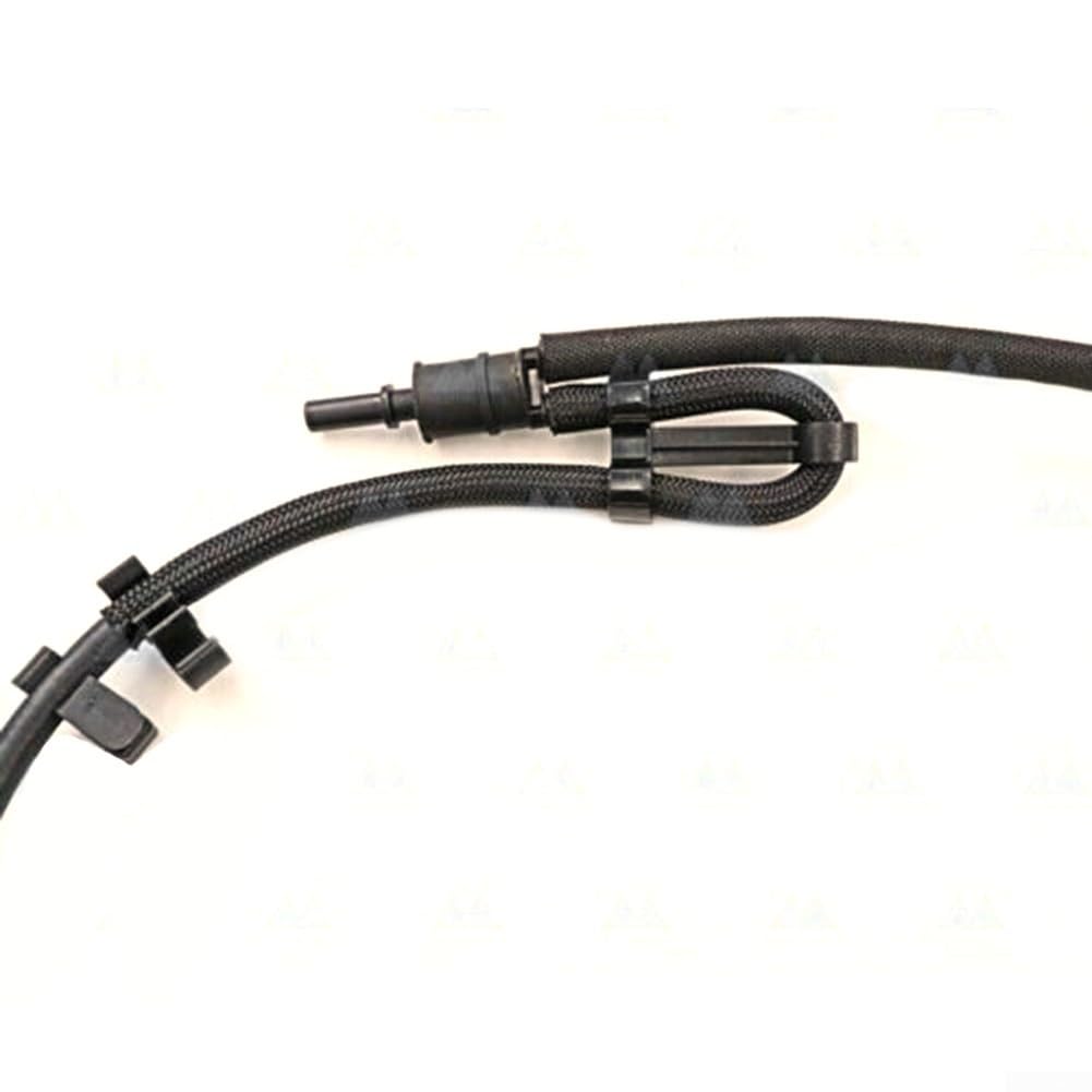 Tubo di scarico per perdite di carburante diesel, compatibile con Discovery 4 e Sport 3.0 V6, ricambio diretto per OEM LR032107, componente in plastica nera, facile installazione