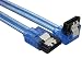 Produktbild Cabledeconn 2PCS / Set 20-Inch SATA III 6 Gbps Straight And 90-Degree Angled Kabel With Locking Latch 50 cm