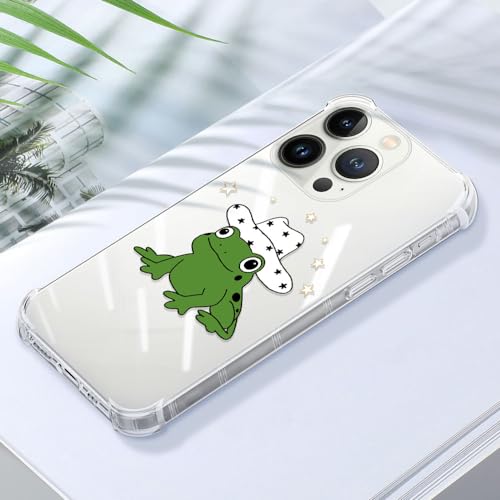 CARLOCA Compatible with iPhone 13 Pro Case for Girl,Clear with Cowboy Hat Frog Pattern Design Plastic Shockproof TPU Bumper Protective Case for iPhone 13 Pro - image 7