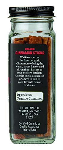 Image of Watkins Organic Cinnamon Sticks, 1.2 Ounce, 3 Count