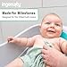 Ingenuity Sylvi Full Comfort 3-in-1 Grow with Me Baby Tub, Newborn to Toddler Baby Bath Tub, Supportive Sling, Includes Sylvie Wash Mit & Book, Easy Release Drain Plug, 0M+