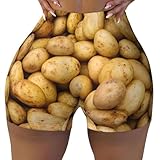 Design tendance : améliorez votre garde-robe d'entraînement avec ces shorts d'entraînement élégants avec impression de pommes de terre de jardin présentés dans un design tendance avec des coutures flatteuses. Ce short d'entraînement pour femme imprimé pommes de terre de jardin est un excellent choix.