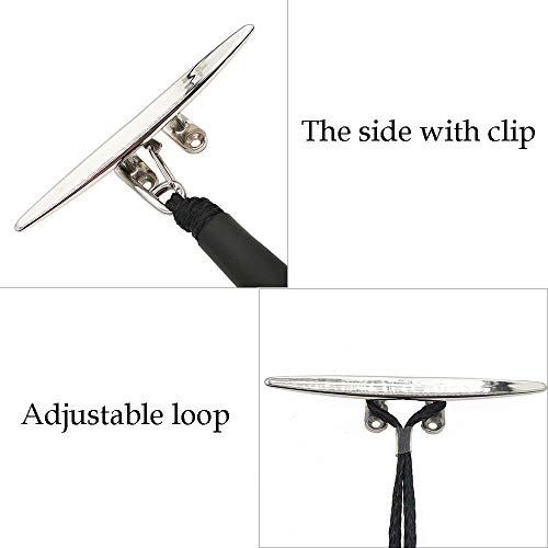 Corda de ancoragem elástica, corda de amarração com gancho perfeito para jet ski, SeaDoo, Yamaha Wav