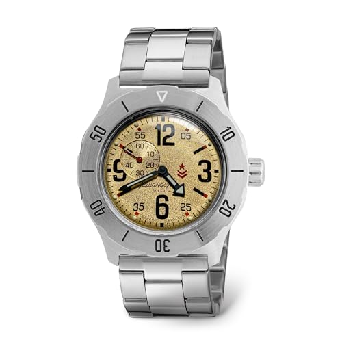 Montre mécanique VOSTOK Komandirskie 42 mm lumineuse pour ne plus rater l'heure
