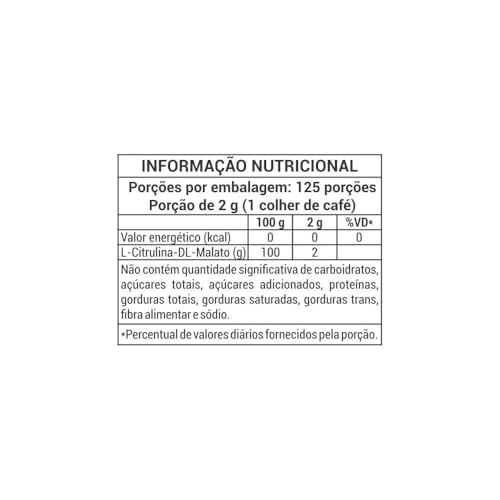 Citrulina Malato 250 G Bodyactive