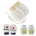 NOCHME Fäustlinge Baby Neugeboren Junge Mädchen 0-3-6-10 Monate,3 Paar Superweiche Verstellbar Baby Anti Kratz Handschuhe, Baby Anti Kratzhandschuhe Kleinkind Schutz Fäustlinge Antikratzhandschuhe