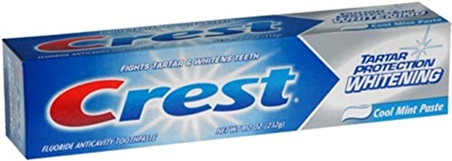 Crest Tar Sm Mnt Wht Size 8.2z Crest Tartar Protection Tartar Control Toothpaste Cool Mint Paste 8.2 Ounce (Pack of 7)