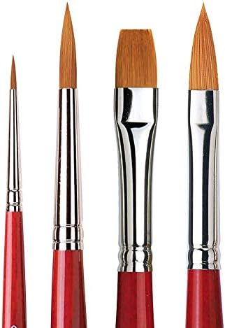 Close-up of Da Vinci CosmoTop Spin brush tips, showing the synthetic fibers.