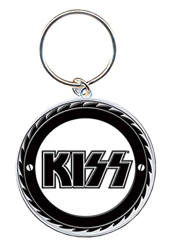 Quality Keyring Rock Off Kiss - Buzz Saw Logo (Portachiavi Metallo) Merchandising Ufficiale