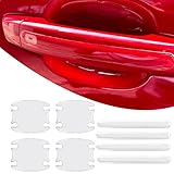 yonwait 8 PCS Door Handle Protector, Clear Door Bowl Scratch Protector, Universal Size for Most Cars...