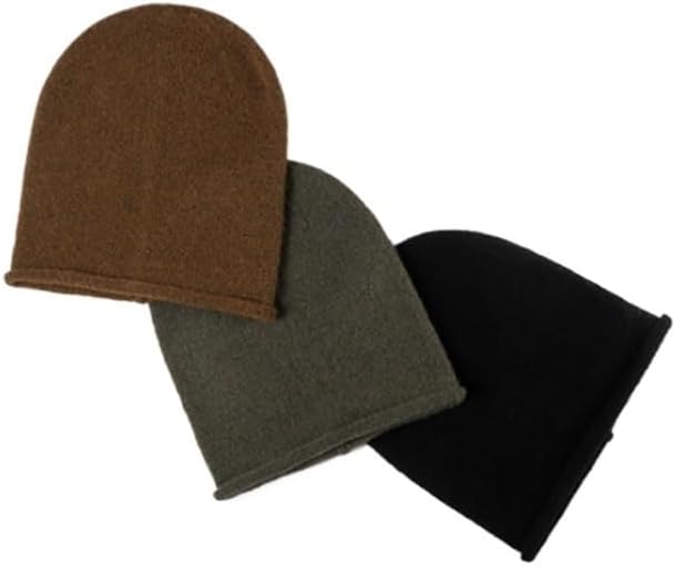 Soft Skin Friendly Wool Warm Thick Knitted Hat Versatile Ear Protection Yarn Hats