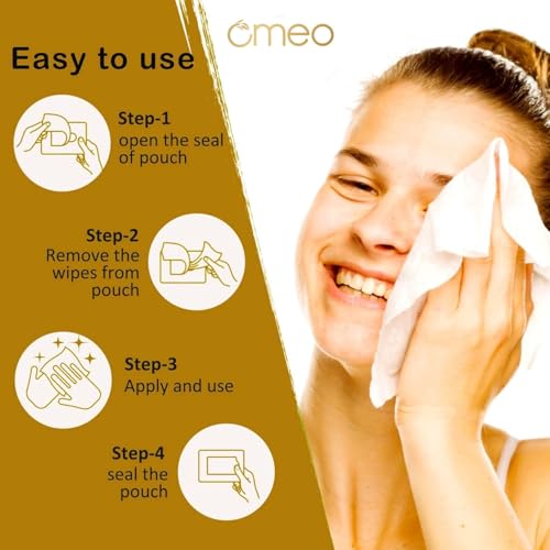 Image of Omeo Aloe Vera (Pack of 3) and Calendula (Pack of 3) Refreshing & Hydrating Wet Wipes, 25N in Each | Face Cleansing, Makeup Remover Wipes with Mint Oil & Vitamin E | Sulphate, Paraben & Alcohol Free - Women and Men