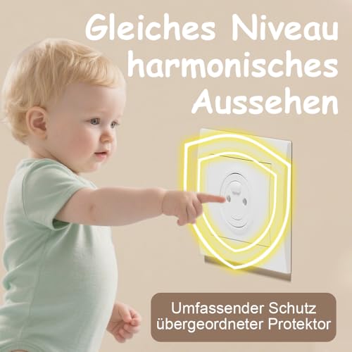 Safetydad Kindersicherung Steckdose – 20 Stück Kindersicherung für Steckdosen Typ E/F, Schutz vor Stromschlag, ohne Werkzeug abnehmbar… – Ansicht 4