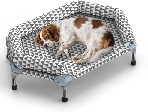 Orthopedic Dog Bed for Medium Dogs - Removable Bolsters & Cleanab...