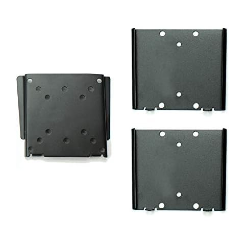 Master Mounts 101-2 Portable Fixed TV Wall Mount w/ 2 Mounting Brackets/Docking Stations, Use 1 TV in 2 Places, for The Office, Patio, Garage, Den, RV, Fits up to 42" and 70 lbs, up to 100x100 VESA Cover