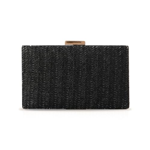 Image of GOKTOW Straw Clutch Purse Raffia Rattan Summer Woven Beach Handbags for Women Vacation Travel 2024