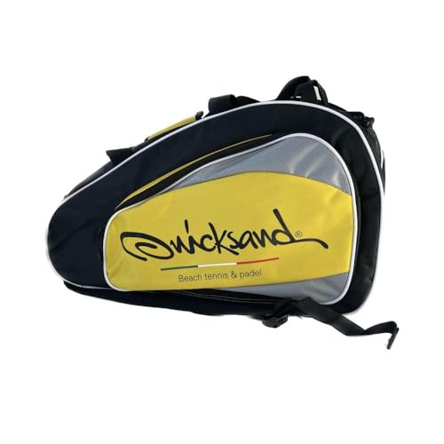 Borsa Zaino Portaracchette Beach Tennis Bag Quicksand Basic Black Yellow