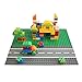 Lynnda 6 Pack Large Blocks, 4 Pack One-Side Baseplates, 2 Pack Straight Road Baseplates, Compatible with All Major Brand Bigger Size Bricks