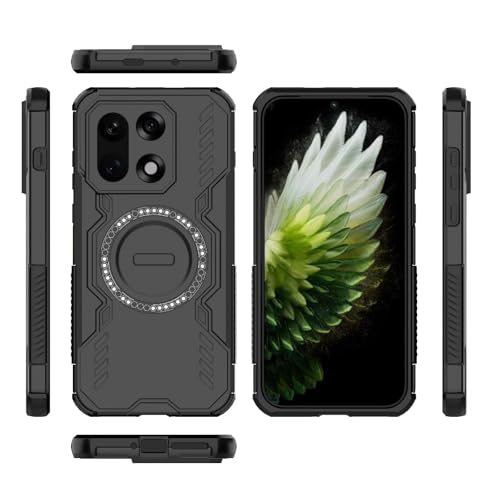 Image of Back Cover Case for OnePlus 15 5G | 360 Protection Mobile Phone Case Mag-Safe | Camera Protection | Back Cover for 1 + OnePlus15 5G / One Plus 15 5+G - Black TPU+PC