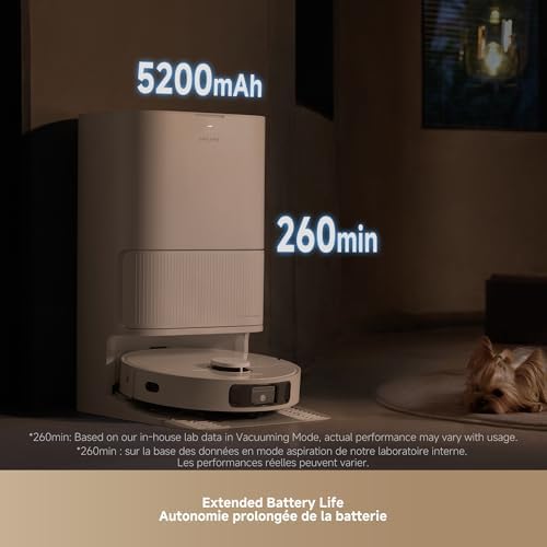 DREAME L40s Ultra CE Robot Vacuums and Mop with Self-Emptying, TriCut Brush — view 8