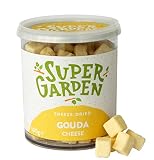 Fromage Gouda Lyophilisé - Snacks Au Fromage Savoureux Et Délicieux - Aliments Lyophilisés, Collations Keto Par Super Garden (100g)