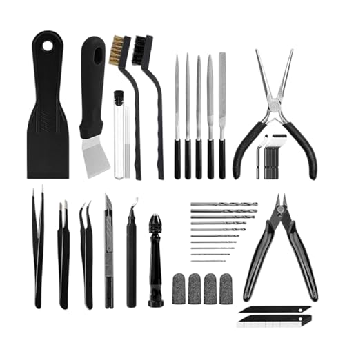 Kit d'outils d'impression 3D et outil de coupe de filament avec grattoir de précision